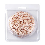Natural Shell Beads Beach Oval Spiral Sea Cowrie Shells 120~150pcs/box