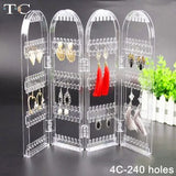 Plastic Screen Jewelry Frame Earring Display