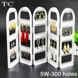 Plastic Screen Jewelry Frame Earring Display