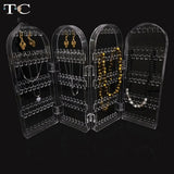Plastic Screen Jewelry Frame Earring Display