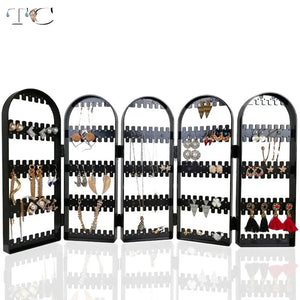 Plastic Screen Jewelry Frame Earring Display