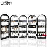 Plastic Clear Earrings Studs Display Rack