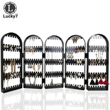 Clear Earrings Display Rack Folding Screen Jewelry Display