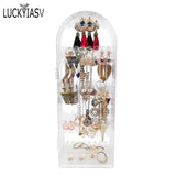 Plastic Clear Earrings Studs Display Rack