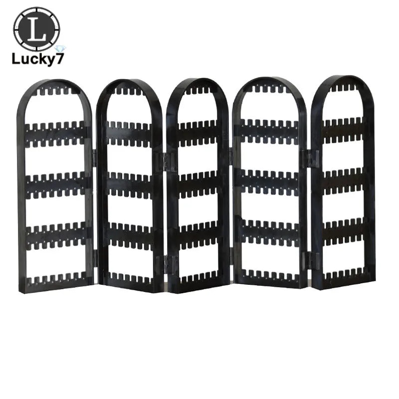 Clear Earrings Display Rack Folding Screen Jewelry Display