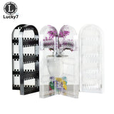 Clear Earrings Display Rack Folding Screen Jewelry Display