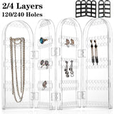 Acrylic Earrings Display Rack Showcase Storage Box