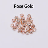 120-500Pcs/lot Ball Plunger Bead Stopper Spacer Crimps Beads