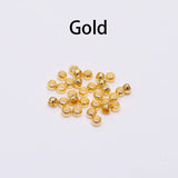 120-500Pcs/lot Ball Plunger Bead Stopper Spacer Crimps Beads