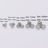 120-500Pcs/lot Ball Plunger Bead Stopper Spacer Crimps Beads