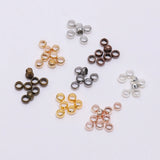120-500Pcs/lot Ball Plunger Bead Stopper Spacer Crimps Beads