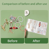 120 Card Slots Cartoon Jewelry Storage Books PVC Rings Earring Storage Bags