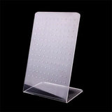 Frosted Jewelry Display Earrings Ear Stud Holder Organizer