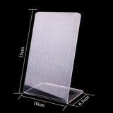 120 Holes Frosted Earring Stand Jewelry Organizer