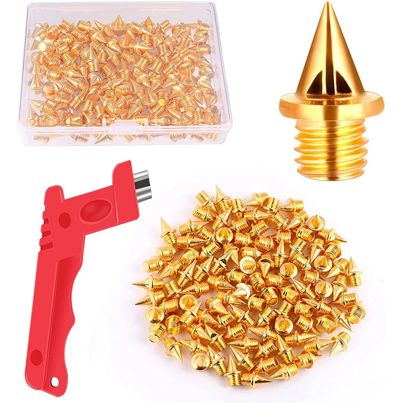 120 PCS 1/4Inch Stainless Steel Golf Shoe Spikes Replacement