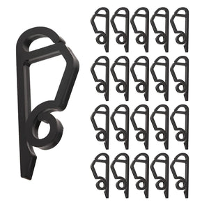 120 Pack Christmas Light Clips Outdoor - Durable Weatherproof Gutter Hooks