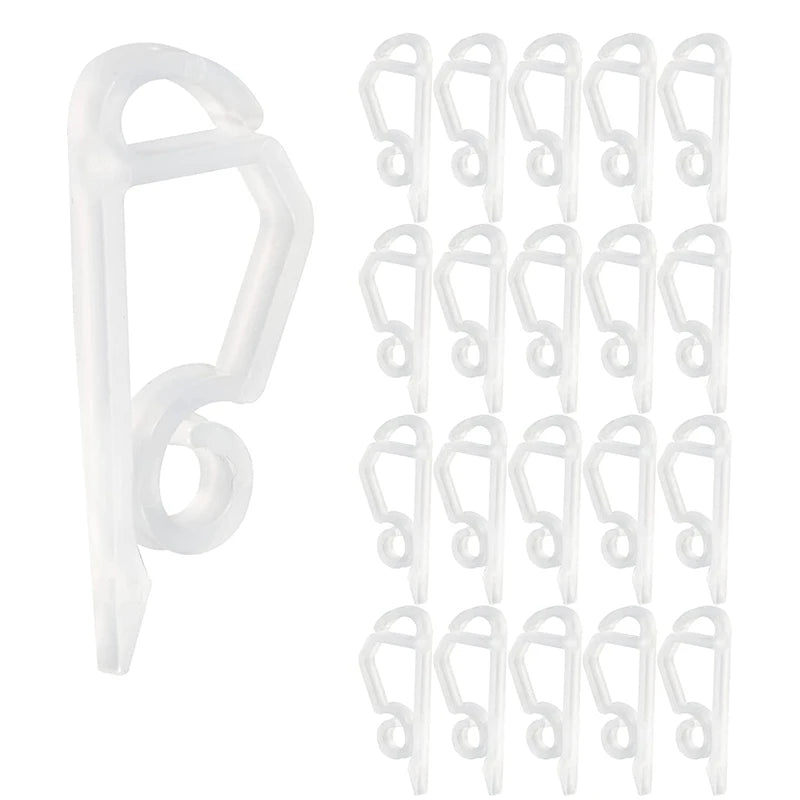 120 Pack Christmas Light Clips Outdoor - Durable Weatherproof Gutter Hooks