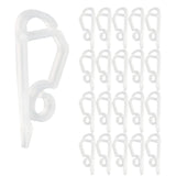 120 Pack Christmas Light Clips Outdoor - Durable Weatherproof Gutter Hooks