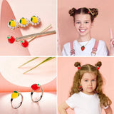 120 Pcs Fruit Charms for DIY Jewelry Making Earrings
