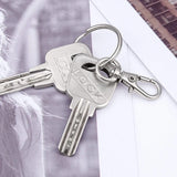 120 Pcs Lobster Claw Clasp & Swivel Keychain Snap Hook for Bags