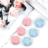 120-Piece Gender Reveal Button Pins Baby Shower Party Supplies