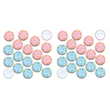 120-Piece Gender Reveal Button Pins Baby Shower Party Supplies