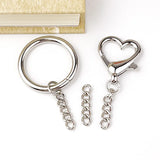 120 Piece Metal Five Section Chain Custom Keychain Extension Chain Necklace