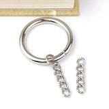 120 Piece Metal Five Section Chain Custom Keychain Extension Chain Necklace