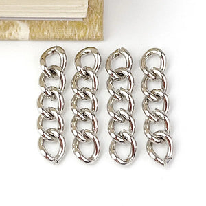 120 Piece Metal Five Section Chain Custom Keychain Extension Chain Necklace