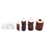 120 Wood Earring Pendant Blanks with Hooks for DIY Jewelry Craft