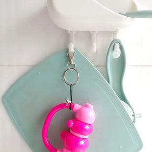120 Rotating Snap Hooks Key Ring Metal Lobster Claw Clasp