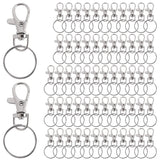 120 Metal Lobster Claw Clasp Snap Hooks Key Ring