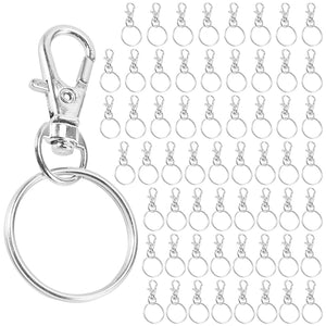 120 Rotating Snap Hooks Metal Lobster Clasp Key Ring