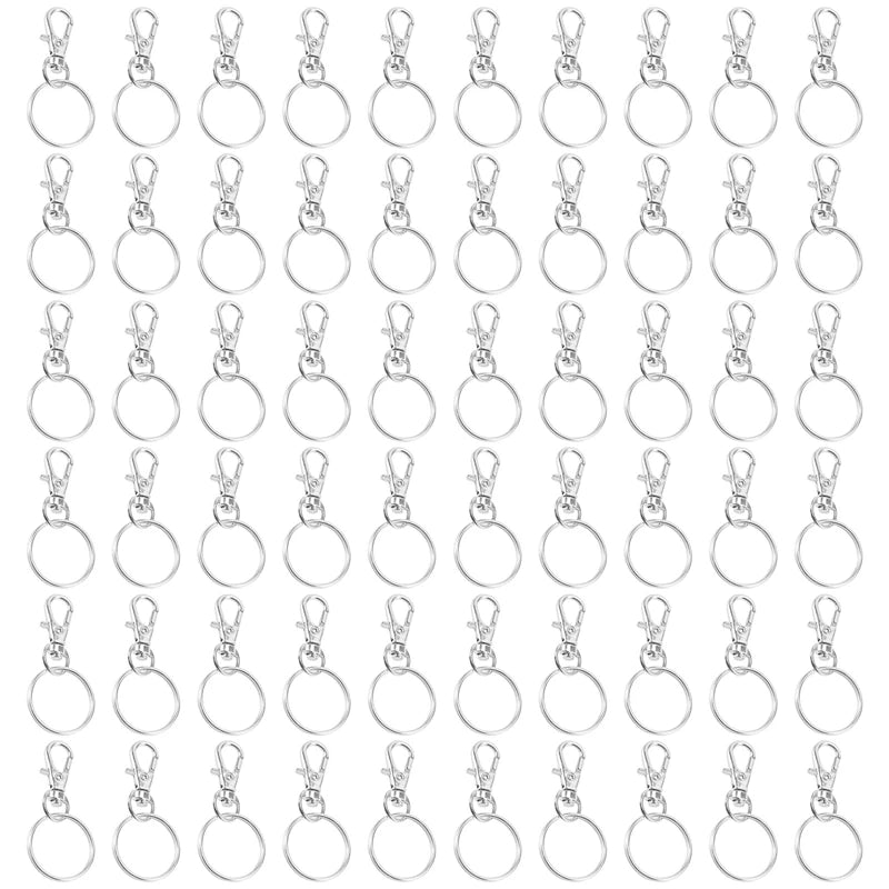 120 Rotating Snap Hooks Metal Lobster Clasp Key Ring