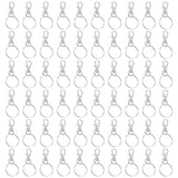 120 Rotating Snap Hooks Metal Lobster Clasp Key Ring