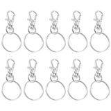 120 Rotating Snap Hooks Metal Lobster Clasp Key Ring