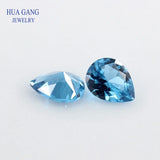 Synthetic Spinel Pear Shape Stone Brilliant Cut for Jewelry Making