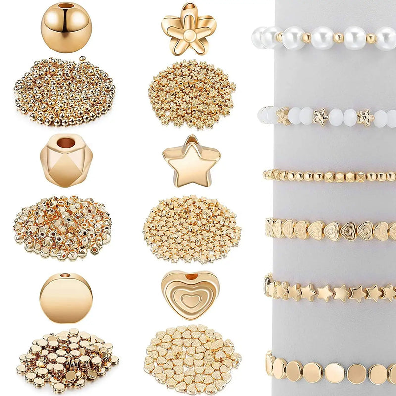 1200 Spacer Beads Set for Jewelry Making