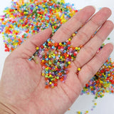 12000Pcs 3Mm Glass Seed Beads 24 Colors Bracelet Beads Kit