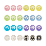 1200Pcs 7mm Mix Alphabet Beads Acrylic Letter Bead Spacer Bracelet DIY Jewelry