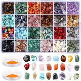 1200Pcs Irregular Natural Gemstone Beads for DIY Bracelets Jewelry Making