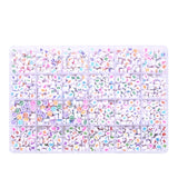 1200Pcs Acrylic English Letter Beads Set For Jewelry Making