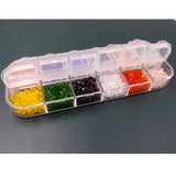 1200pcs 3mm Bicone Crystal Beads Set for DIY Jewelry Making