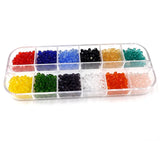 1200pcs 3mm Bicone Crystal Beads Set for DIY Jewelry Making