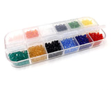 1200pcs 3mm Bicone Crystal Beads Set for DIY Jewelry Making