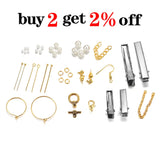 1200pcs Pearl Bead Jewelry Making Kit DIY Earrings Necklace Bracelet Hairpin