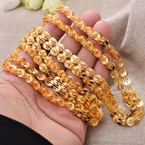 120CM Dubai Wedding Long Chains Necklace for Women