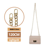 Polished Metal Chain for Bags 2.4NK Wide Shoulder Bag Strap Chains