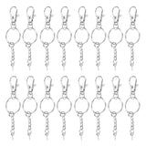 120PCS Swivel Snap Hook Key Chain Rings Set for Crafts & Jewelry Making