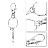 120PCS Swivel Snap Hook Key Chain Rings Set for Keychain Lanyard